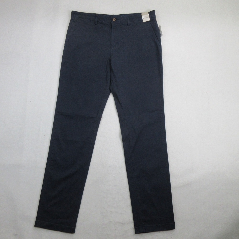 Tommy Bahama Men Pants 35x34 Boracay Island Chino Flat Front Stretch Blue New